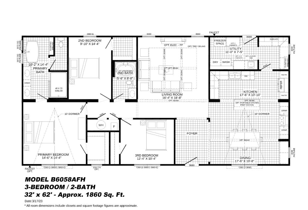 American Farm House The Anna Fae 73AFH32623BH23 Lot 14 169,995 from